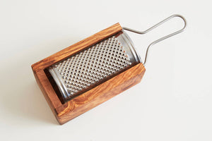 Italian Olivewood Box Cheese Grater