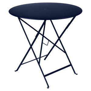 Fermob BISTRO Round Table 24" in Deep Blue