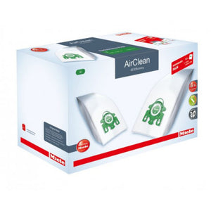 Miele AirClean 3D Efficiency Filter Bags Type U ·  Performance Pack 16 Pack with SF-HA30 HEPA Filter